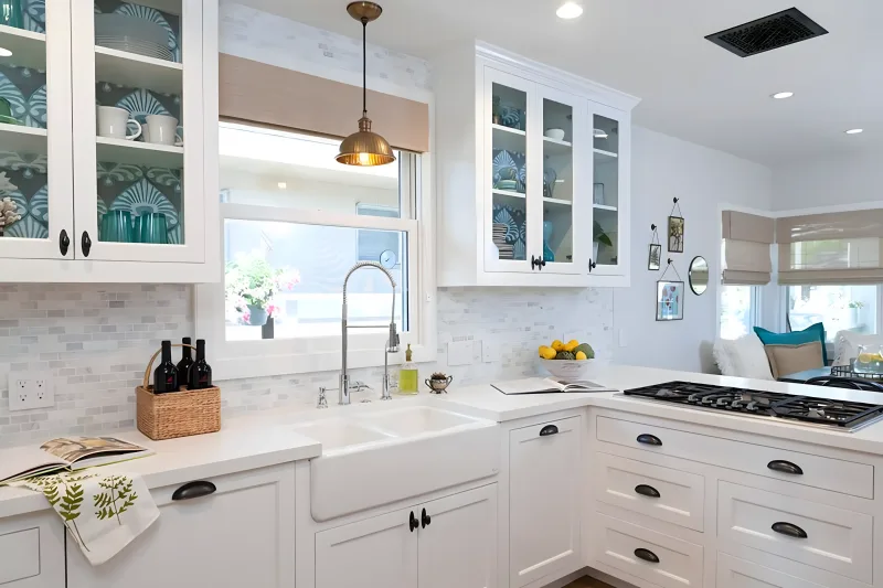 Custom kitchen renovation in Huntington Beach residence
