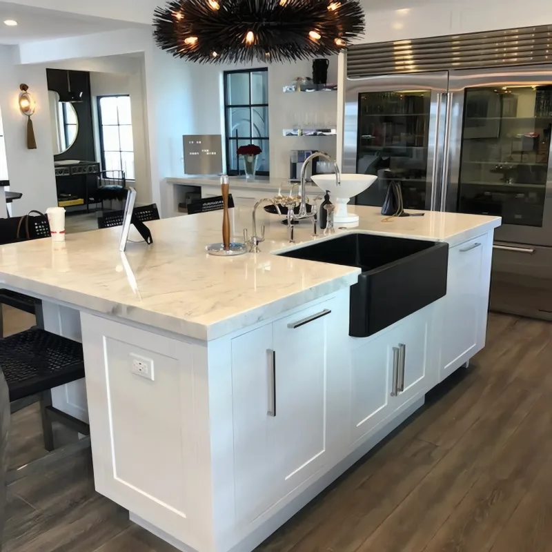 Custom luxury kitchen in Newport Beach Peninsula home